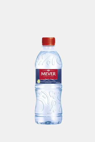 Вода Мевер, негазированная, 0.5л