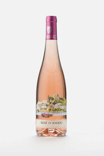 Вино Розе д'Анжу, AOP, розовое, полусухое, 0.75л