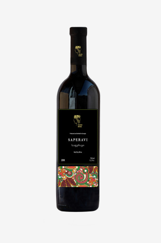 Вино Агуна Саперави, красное, сухое, 0.75л