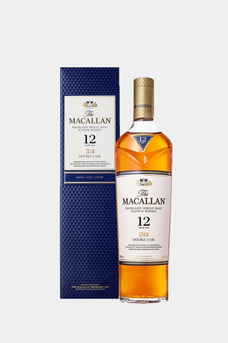 Шотландский виски "Макаллан" Дабл Каск 12-летний, в подарочной упаковке, 0.7л