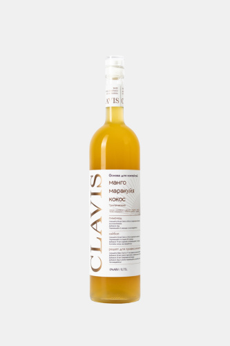 Кордиал Клавис, манго, маракуйя, кокос, 0.75л