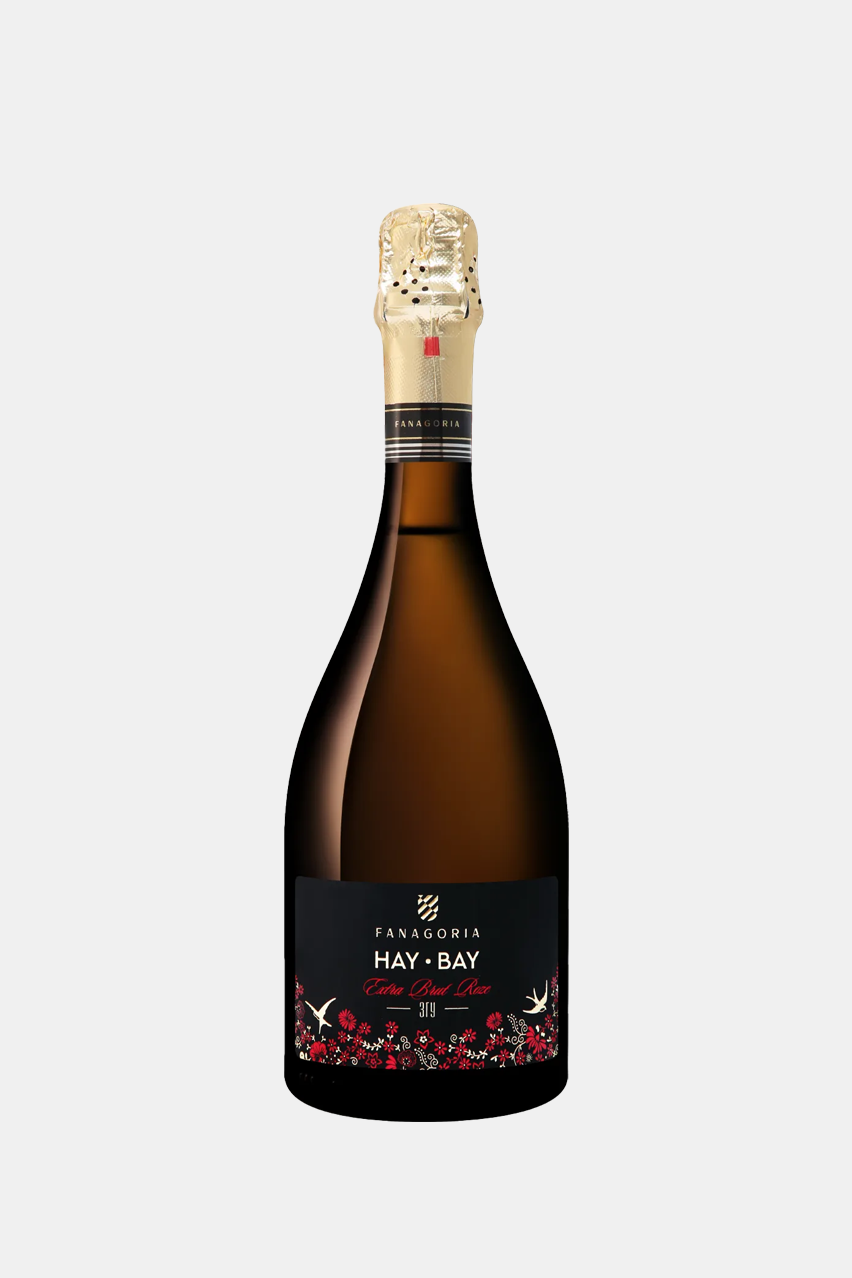 Игристое вино Фанагория Хай Бей Розе, ЗГУ Кубань. Таманский полуостров, розовое, экстра брют, 0.75л