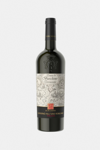 Вино Тенута Ди Буркино Говерно Аль Узо Тоскана, красное, полусухое, 0.75л