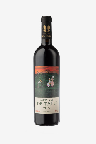 Вино Мерло де Талю, красное, сухое, 0.75л