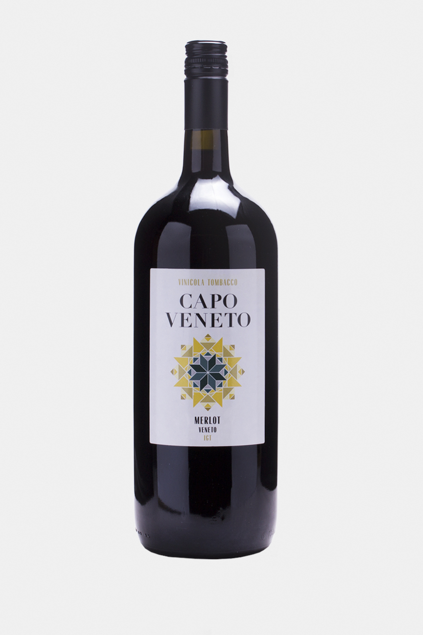 Вино Капо Венето Мерло, красное, сухое, 1.5л