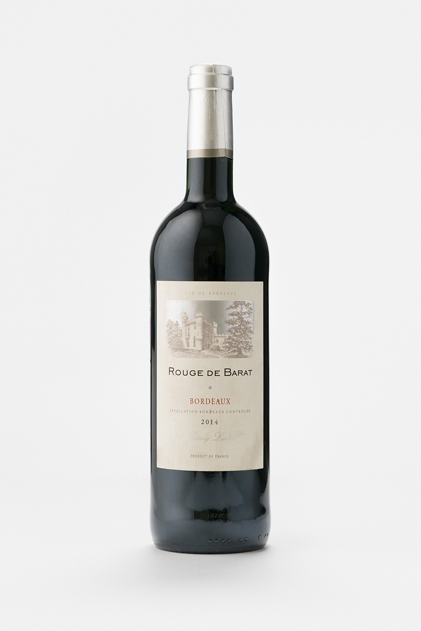 Вино Руж де Бара Бордо, AOC, красное, сухое, 0.75л