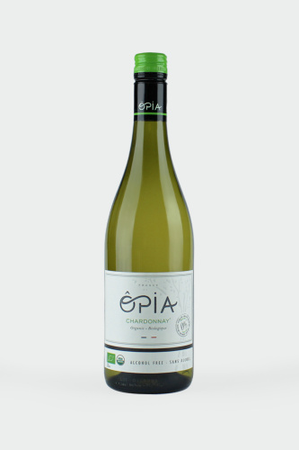 Игристое вино безалкогольное Опиа Шардоне, белое, полусухое, 0.75л