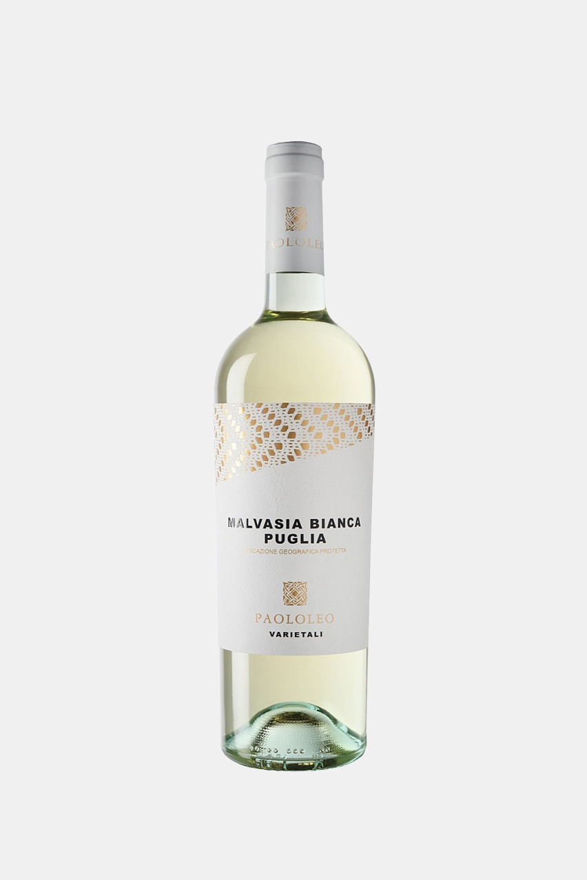 Вино Паололео Мальвазия, IGP, белое, полусухое, 0.75л