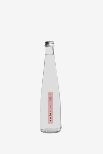 Вода Лапочка, газированная, в стеклянной бутылке, 0.33л