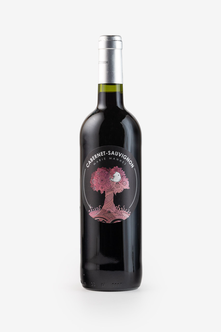 Вино Мари Манес Каберне Совиньон, IGP, красное, сухое, 0.75л