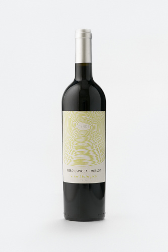 Вино Ойнос Неро д'Авола Мерло Биолоджико, DOC, красное, сухое, 0.75л