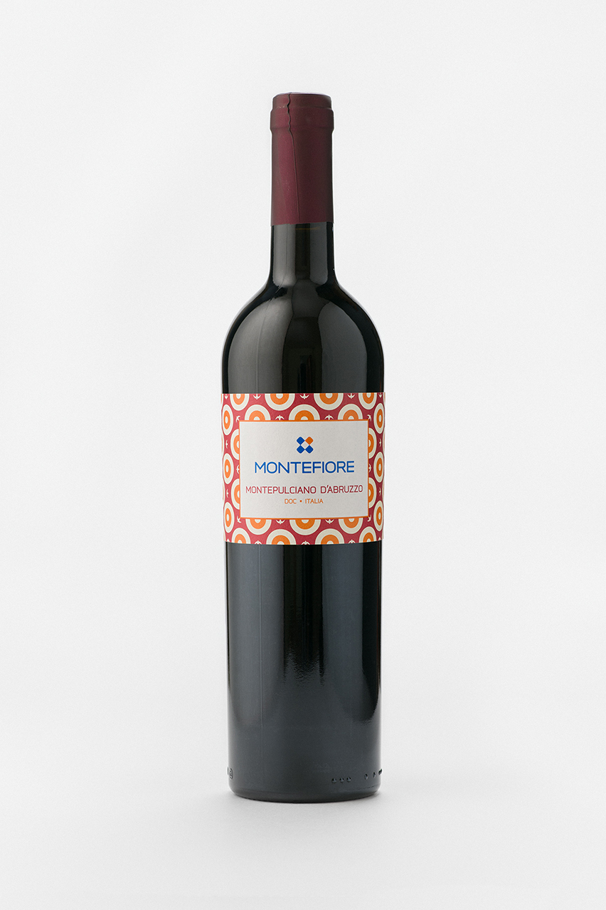 Вино Монтефьоре Монтепульчано д'Абруццо, DOC, красное, сухое, 0.75л