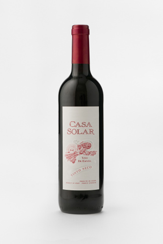 Вино Каса Солар, красное, сухое, 0.75л