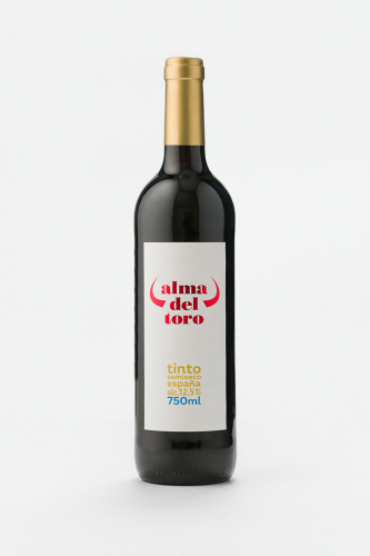 Вино Альма дель Торо, красное, полусухое, 0.75л