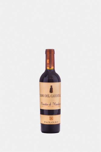 Вино Паололео Пассо дель Кардинале, DOP, красное, полусухое, 0.375л