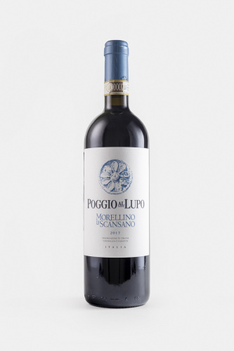 Вино Поджо аль Лупо Мореллино ди Скансано, DOCG, красное, сухое, 0.75л