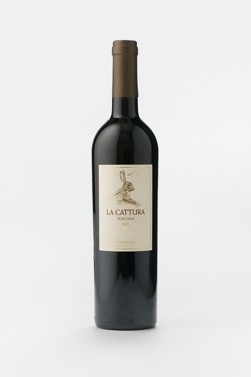 Вино Подджо аль Казоне Ла Каттура Тоскана Биолоджико, IGT, красное, сухое, 0.75л