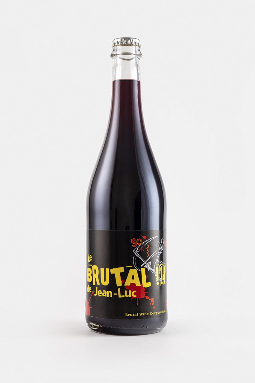 Вино Брутал де Жан-Люк, AOC, красное, полусухое, 0.75л