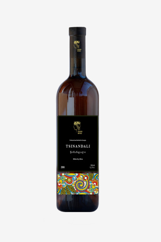 Вино Агуна Цинандали, белое, сухое, 0.75л