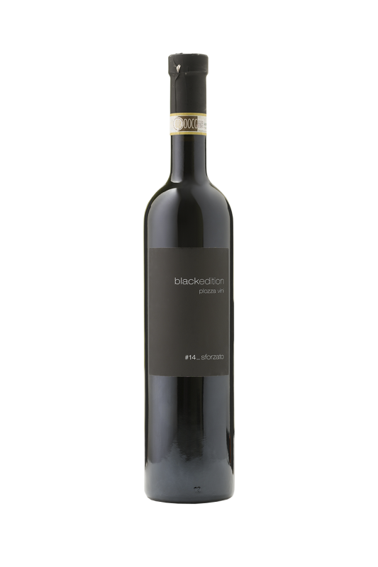 Вино Плоцца Блэк Эдишн Сфорцато, DOCG, красное, сухое, 0.75л