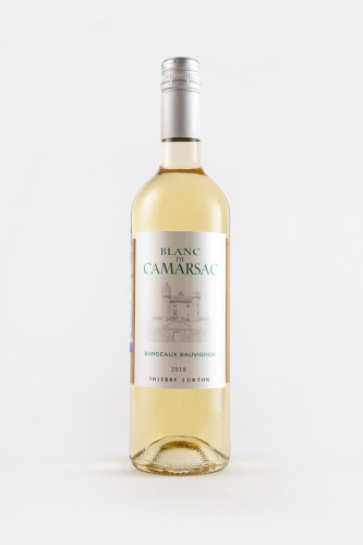 Вино Шато де Камарсак Бордо Совиньон, AOC, белое, сухое, 0.75л