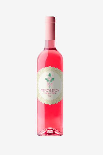 Вино Тиролиро Винью Верде, DOC, полусухое, розовое, 0.75л