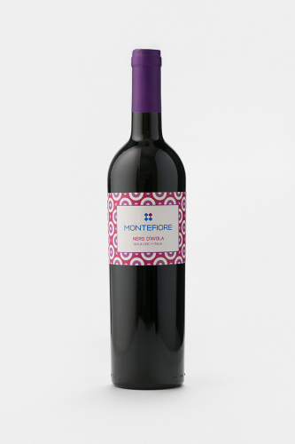 Вино Монтефьоре Неро д'Авола, IGT, красное, сухое, 0.75л