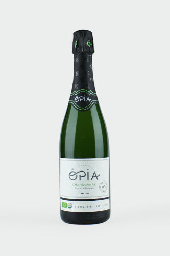 Игристое безалкогольное вино Опиа Шардоне, белое, полусухое, 0.75л
